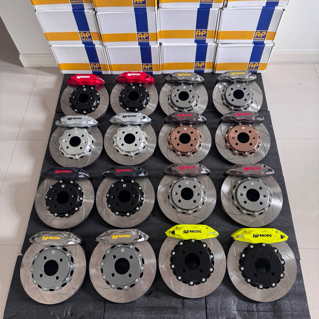 เบรค AP RACING 7600 4 Pot มือ1 สำหรับล้อ 15-16 มีทุกรุ่นเลือกปรับแต่งเองได้