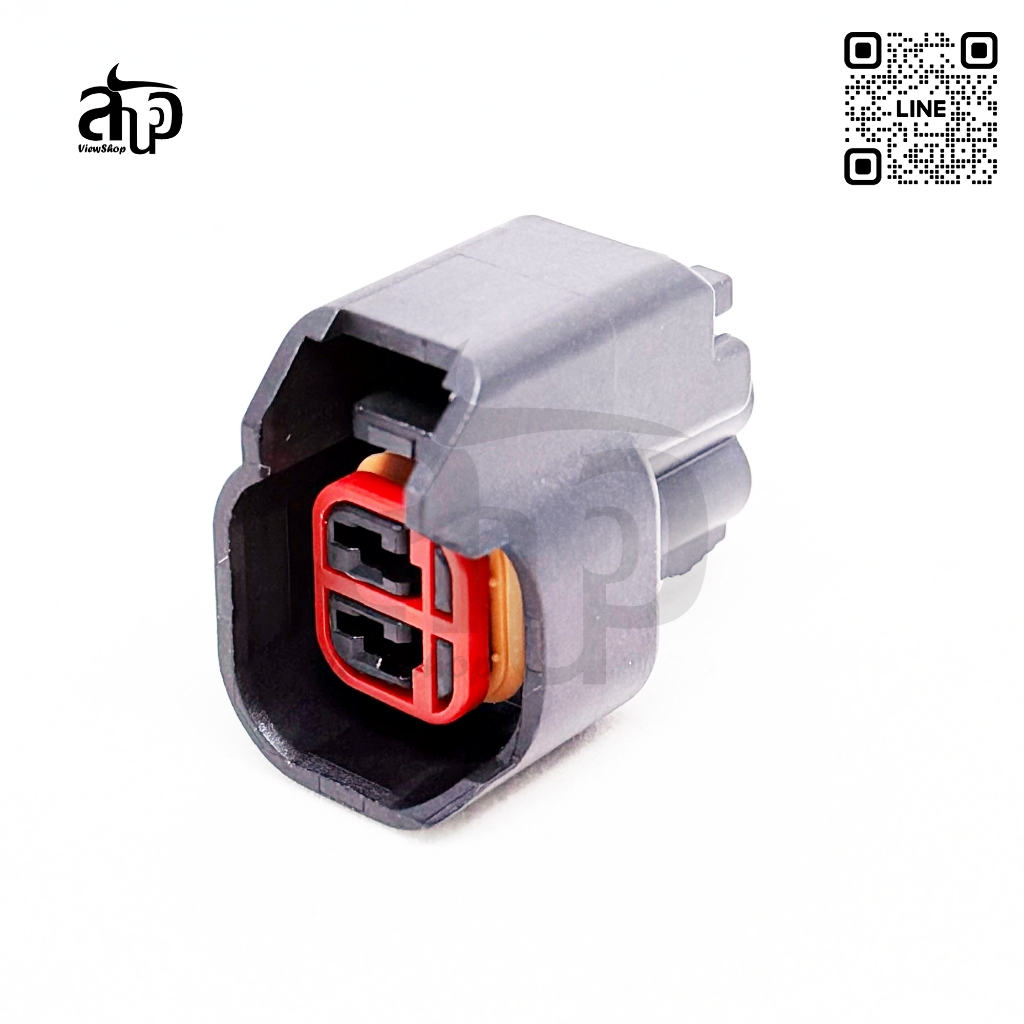 ปลั๊ก Connector 2 PIN ปลั๊กหัวฉีด Mazda Ford Volvo EV6 HD029F-1.5-21J #ViewShop #ล้านวิว