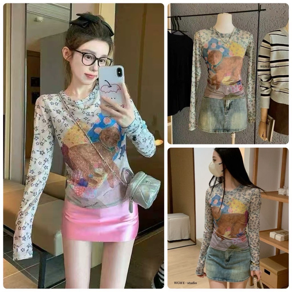 W7271 เสื้อแฟชั่น Tag🇰🇷🛍️WGWE