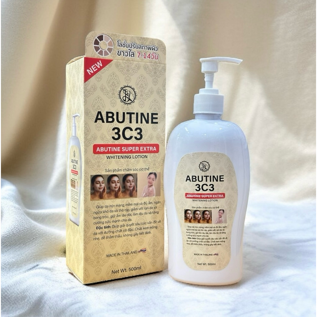 ABUTINE 3C3 ABUTINE SUPER EXTRA WHITENING LOTION โลขั่น อาร์บูติน 3C3 500ml