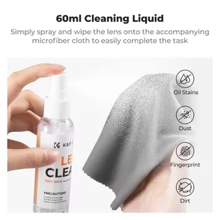 K&F 25in1 Camera Lens Cleaning Kit ชุดทำความสะอาดกล้องพร้อมเซตทำความสะอาดเซนเซอร์ APS-C / Full Frame