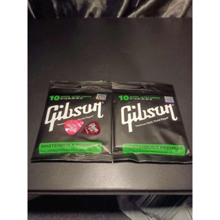 สายกีต้าร์โปร่ง GIBSON Acoustic Strings เบอร์ 10 จำนวน 2 ชุด…
