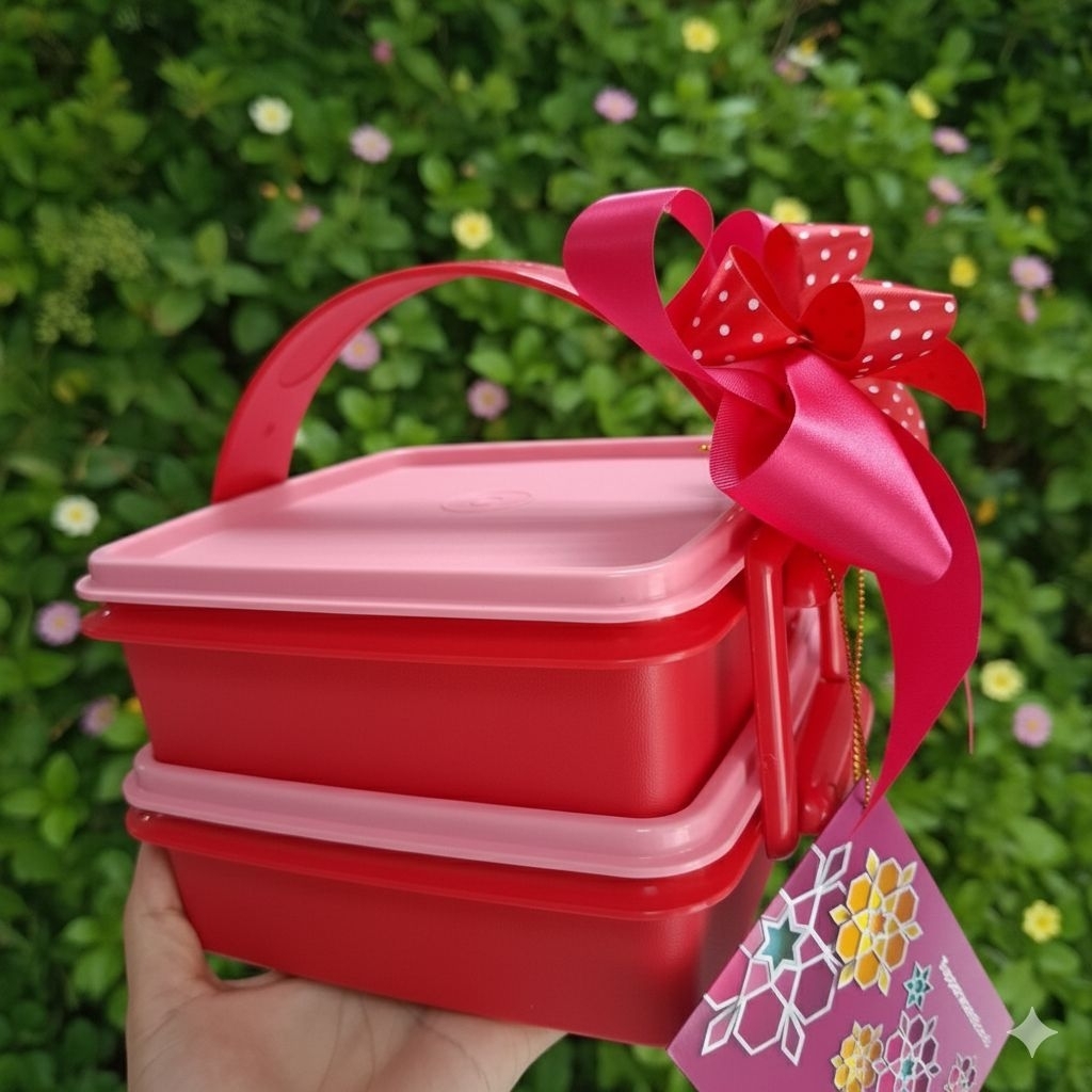 Tupperware ปิ่นโตแสนดี ความจุชั้นละ790มล. รุ่นยอดนิยม มีฝาปิดทุกชั้น