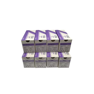 VICRYL ไหมละลาย 2/0 3/0 4/0 5/0 ราคาต่อกล่อง (12 ชิ้น)