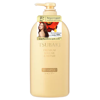 Tsubaki R ซึบากิ พรีเมียม รีแพร์ แชมพู (ขวดทอง) 1000 มล.
