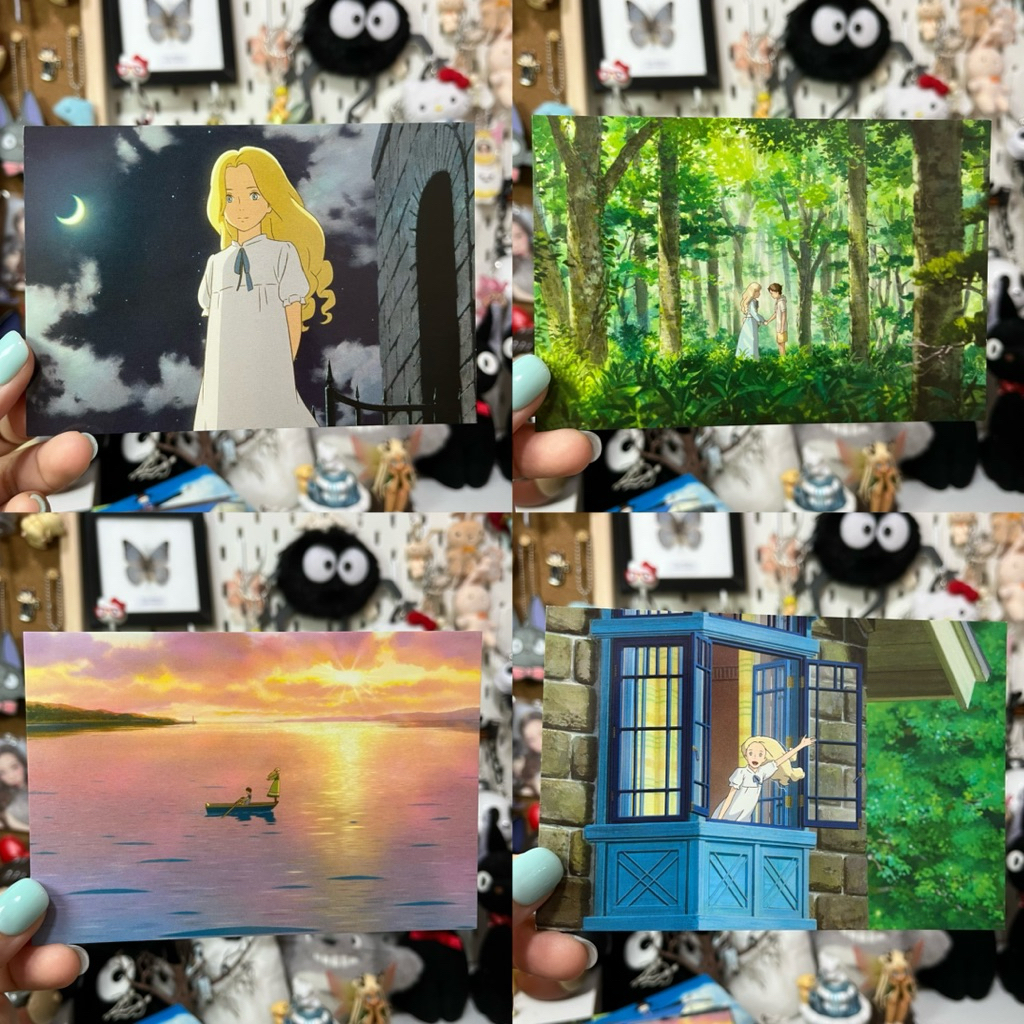 (พร้อมส่ง)โปสการ์ด When Marnie Was There : Collection Postcards Studio Ghibli โปสการ์ดจิบลิ ลิขสิทธิ