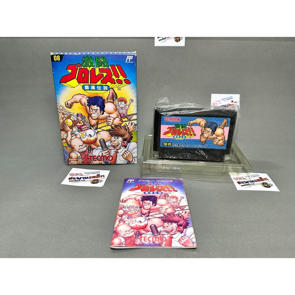 (1) ตลับแท้ Famicom(japan)(fc)  Gekitou Pro Wrestling!! Toukon Densetsu