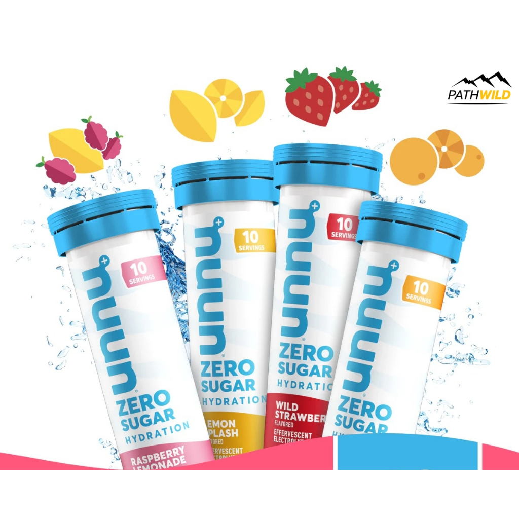 Nuun Zero Suger Sport Hydration เกลือแร่ออกกำลังกายชนิดเม็ดฟู่ ป้องกันตะคริว สูตรไม่มีน้ำตาล