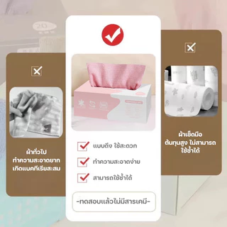K111 ผ้าไมโครไฟเบอร์ ผ้าทำความสะอาด ผ้าเช็ดอเนกประสงค์ ดูดซับน้ำได้ดี 20ผืน/กล่อง ขนาด 19X19 ซม.