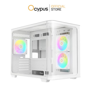 OCYPUS IOTA C50 CURVE WHITE ARGB (COMPUTER CASE / เคสคอมพิวเ…
