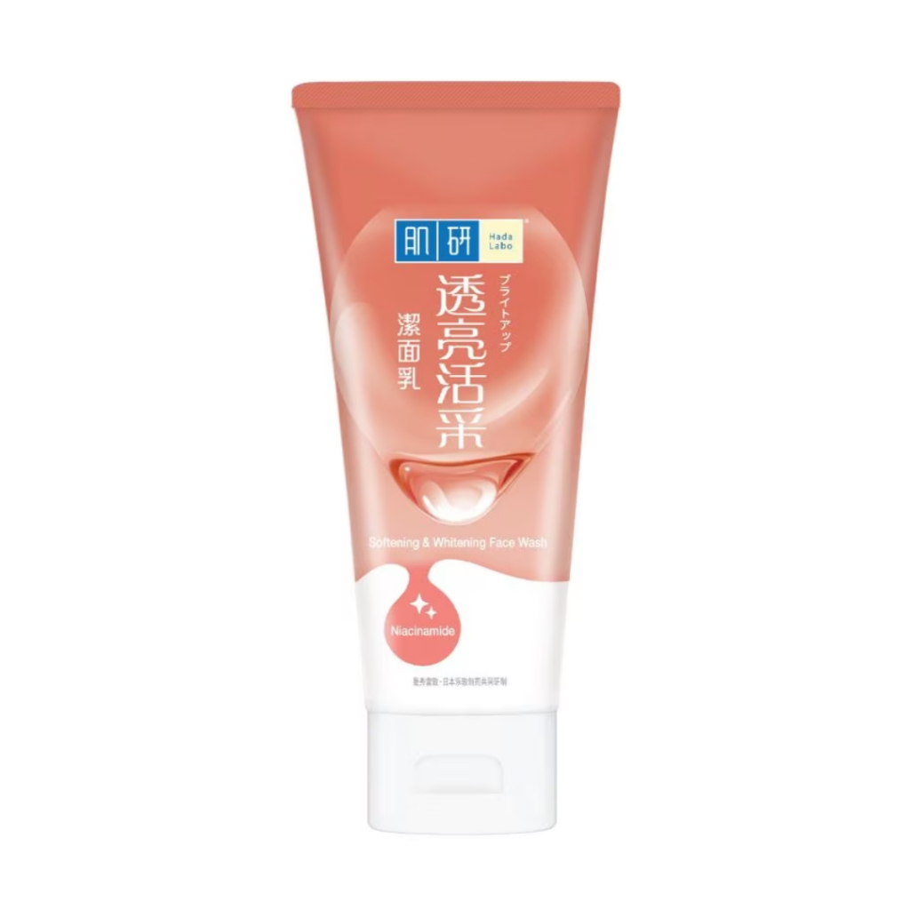 Hada Labo Softening & Whitening Face Wash 100ml. ฮาดะ ลาโบะ ซอฟท์เทนิ่ง แอนด์ ไวท์เทนนิ่ง เฟส วอช