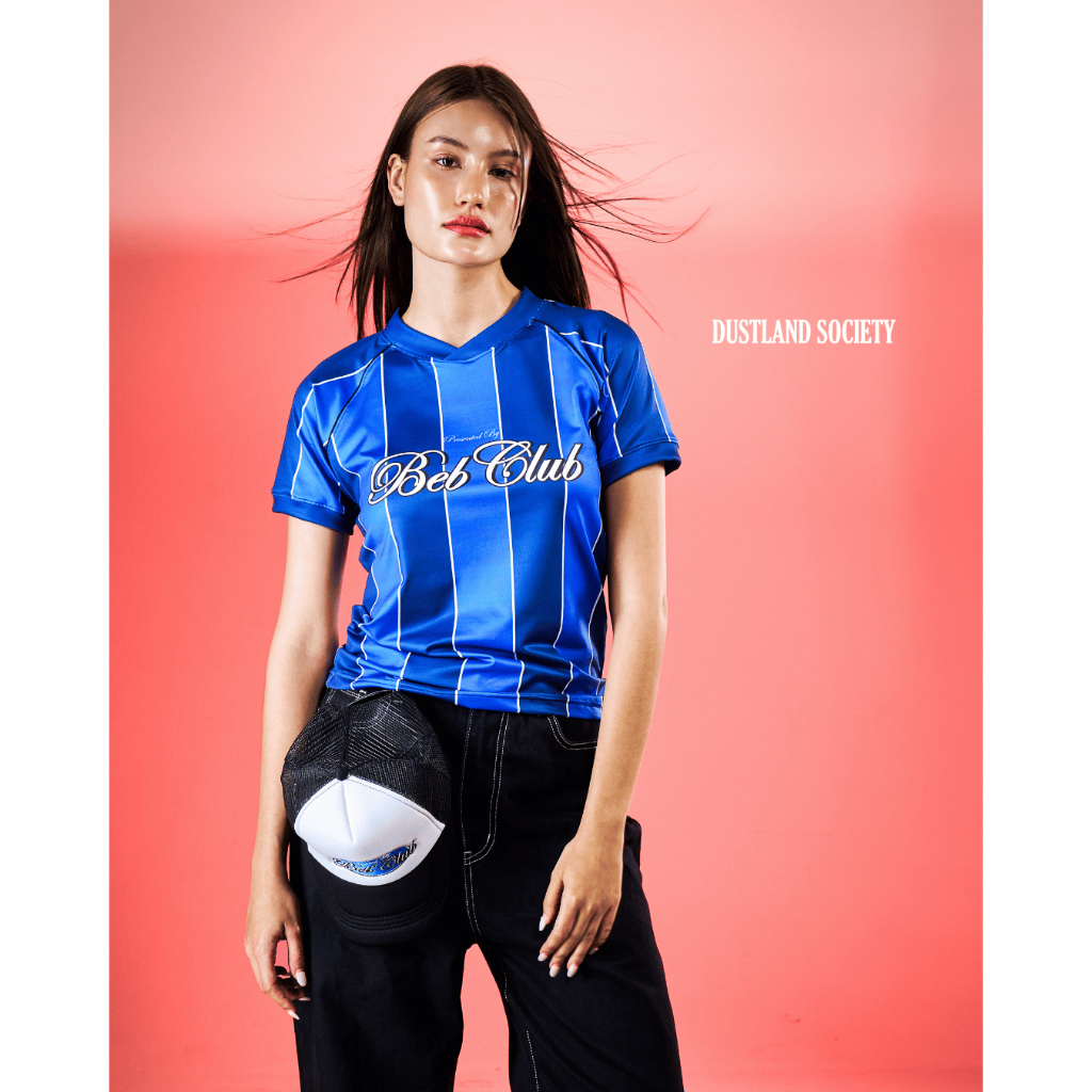 BEB CLUB THE DUST BABY JERSEY เบบี้ทีสปอร์ตแถบน้ำเงินเบ็บคลับ