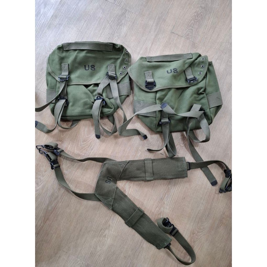 กระเป๋ากระเพาะหมู สีเขียว US Vietnam M1961 Field Pack – Repro Size 23x24x15 cm ราคา ถูกที่สุด ดีลบีเคเค แกลเลอรีภาพที่ 7