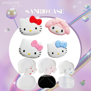 กล่องใส่เครื่องประดับ กล่องใส่กิ๊บkitty กล่องใส่รีเทนเนอร์ กล่องใส่ยา กล่องสบู่ Sanrio Accessory case ของแท้จากญี่ปุ่น