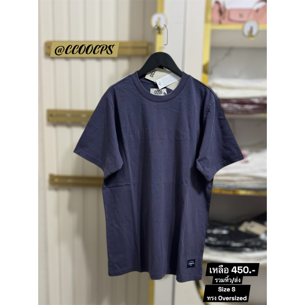 เสื้อยืดCCOOชาย แบรนด์แท้ลดราคามือ1
