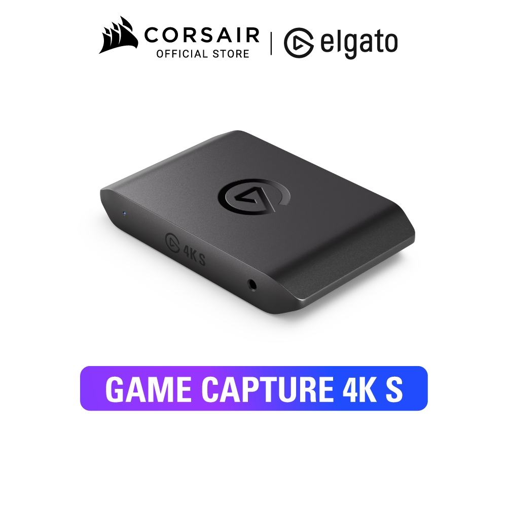 ELGATO GAME CAPTURE 4K S - การ์ดจับภาพวิดีโอ แคปเจอร์การ์ด HDMI to USB-C 4K 60fps