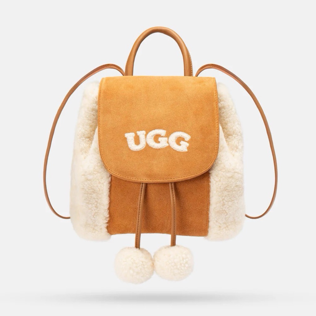 UGG Pompom Fluffy Backpack