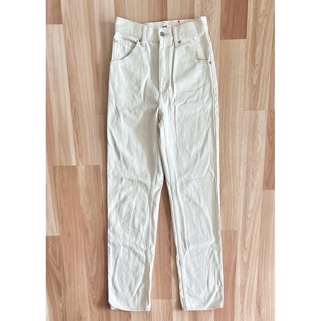 uniqlo u denim ครีมเบจ