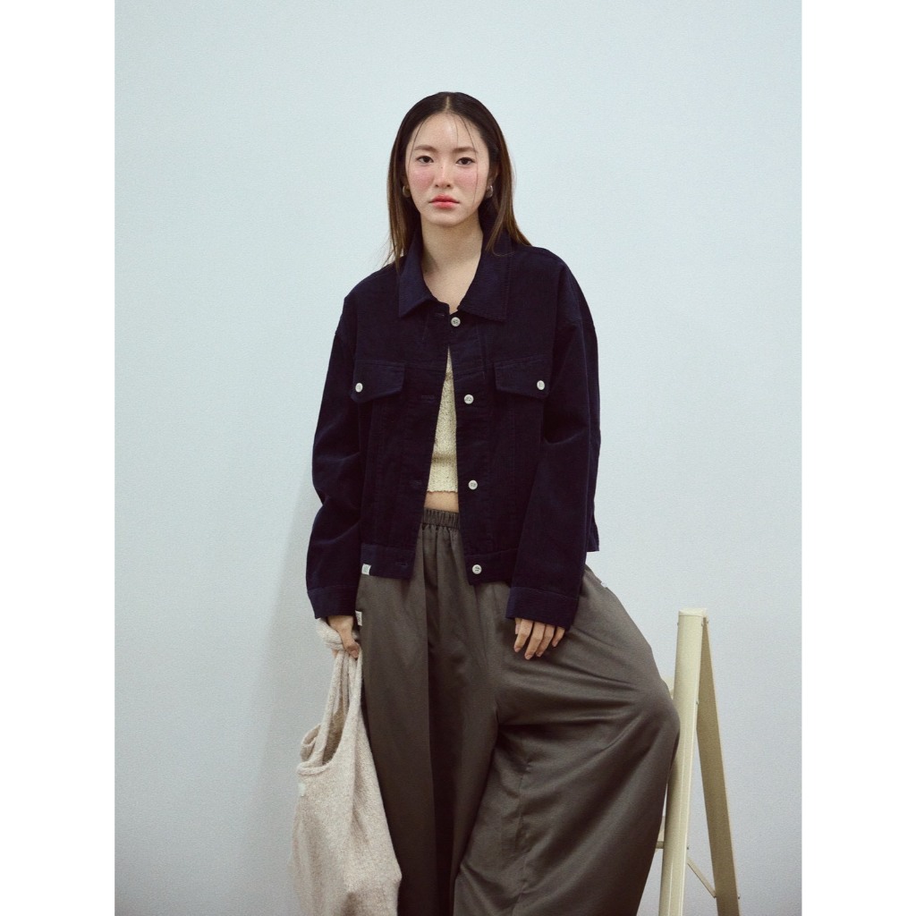 Roomry.n ⁃ Sunday Cord Jacket เสื้อแจ็คเก็ต - รูปที่ 7