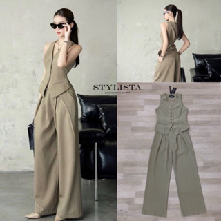 ST21012 ชุดเข้าเซตใส่ทำงาน ชุดไปงานสีดำ stylista