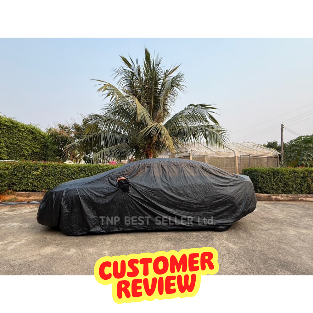 ผ้าคลุมรถ MG GS ผ้าPVCสีเหลือง-สีดำ เนื้อผ้าหนาอย่างดี ฟรีถุงผ้าPVC ผู้ผลิตไทย พร้อมส่ง - รูปที่ 2