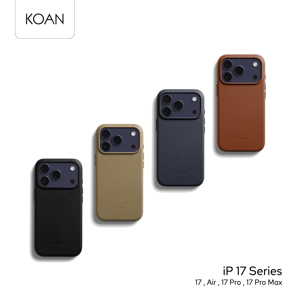 BELLROY เคสหนังกันกระแทก Phone Case Leather ใช้สำหรับ iPhone 17 Series