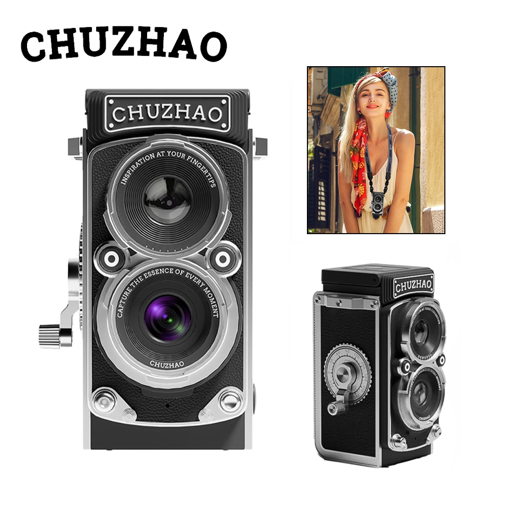 CHUZHAO M1 Vintage Digital Camera Retro TLR Style กล้องดิจิตอล