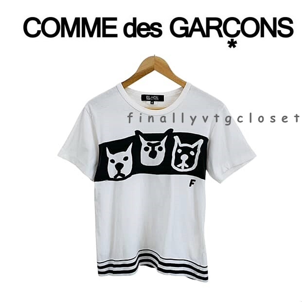 CDG BLACK COMME DES GARCONS Dogs T SHIRT