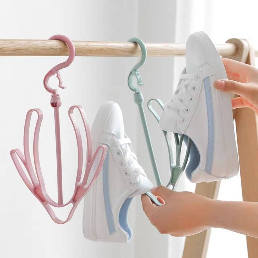 ไม้ตากรองเท้า ที่ตากรองเท้าพลาสติก#D054