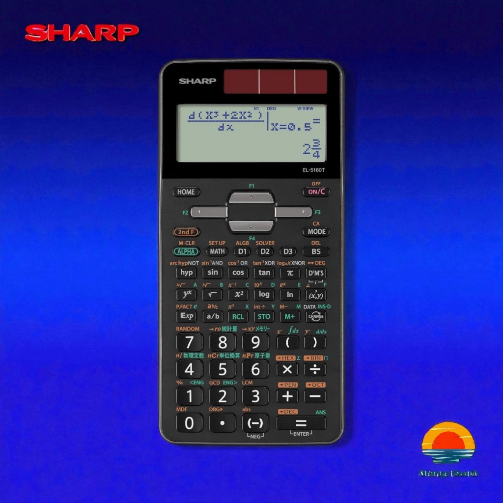 Sharp EL-5160T-X Pythagoras/เครื่องคิดเลขวิทยาศาสตร์/ญี่ปุ่นแท้ 710 ฟังก์ชัน
