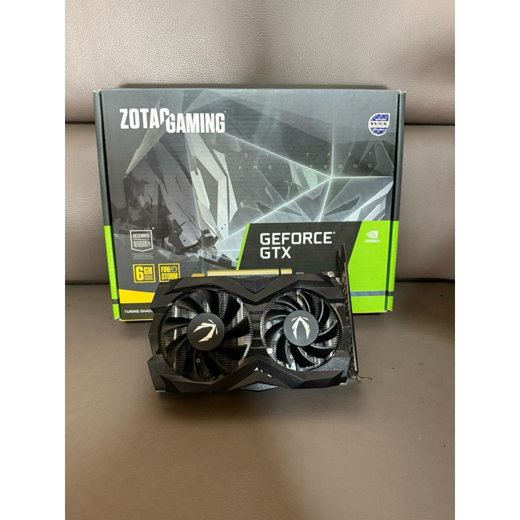 GTX1660TI ZOTAC 6gb ddr6 เทส3dmark ผ่าน Furmark ผ่าน พอร์ตติดครบ