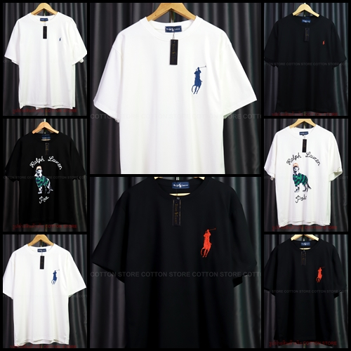 เสื้อยืด Polo-A โปโล อก38"-56" XS-3XL พร้อมส่งจากไทย Cotton 100% ไม่ใช่ผ้ามัน  ผ้าหนาใส่สวย