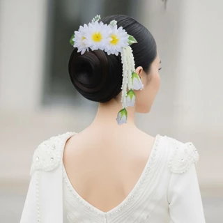 หวีสับดอกไม้ห้อยอุบะ งานสวยมาก (สินค้าขายดี ตรงปก) ฟ้อนรำ นางรำ