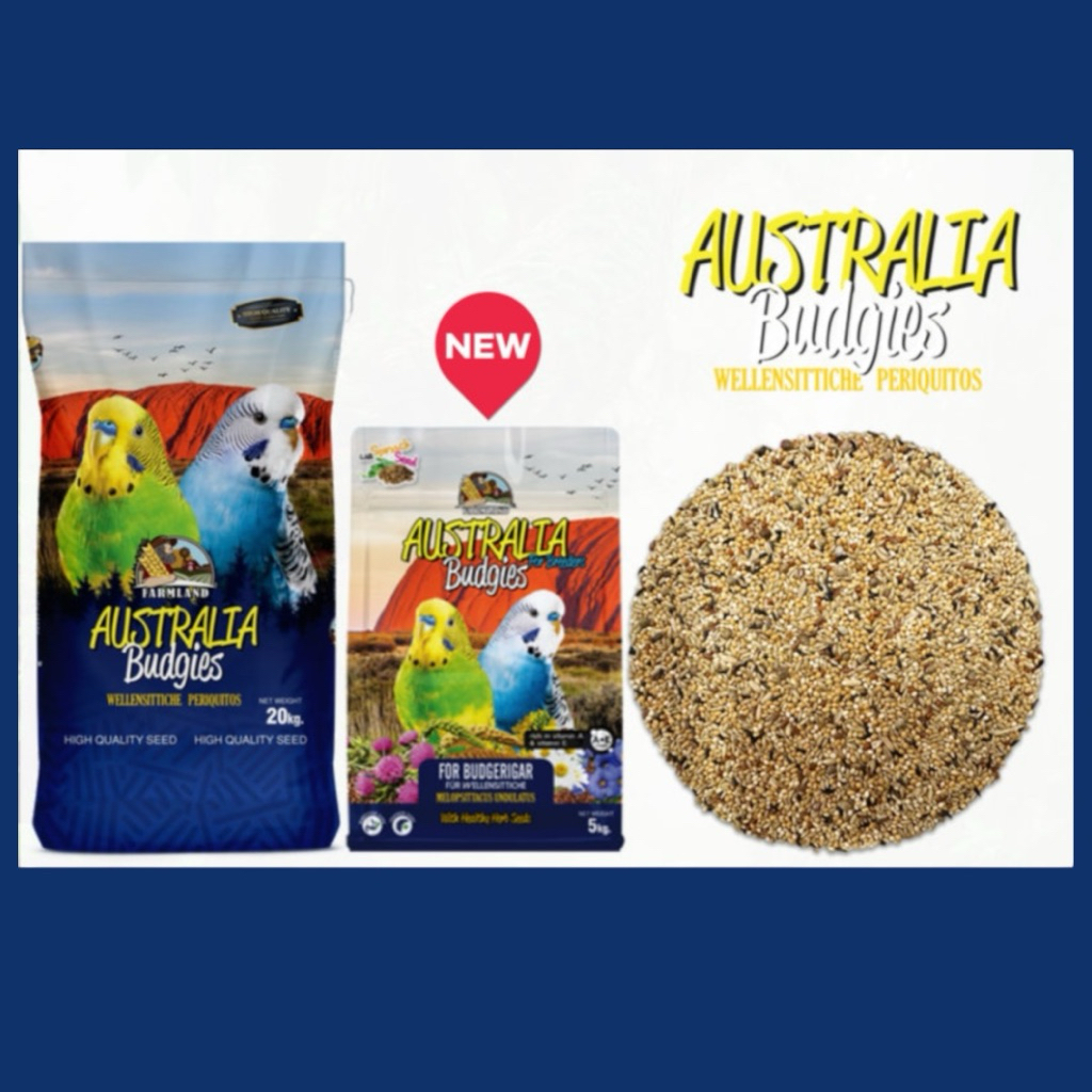 FARMLAND AUSTRALIA BUDGIES 5kg.-20kg