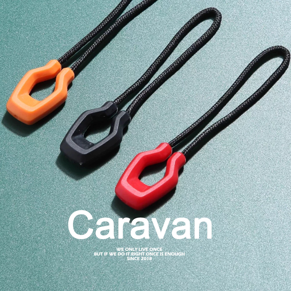 Caravan Crew Zipper rope ที่ดึงซิปกระเป๋า ตัวดึงซิปกระเป๋าเดินทาง อุปกรณ์เดสริทใช้งานสะดวก
