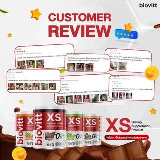 (Clearance) biovitt XS น้ำชงทดแทนน้ำหวาน รสช็อก/ชาไทย/ชาเขียว/กาแฟ/ ไม่มีน้ำตาล แคลอรี่ต่ำ