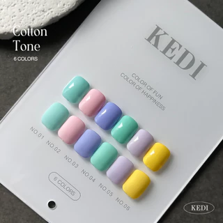 แยกขวด KEDI Cotton Tone สีเจลโทนพาสเทลละมุน