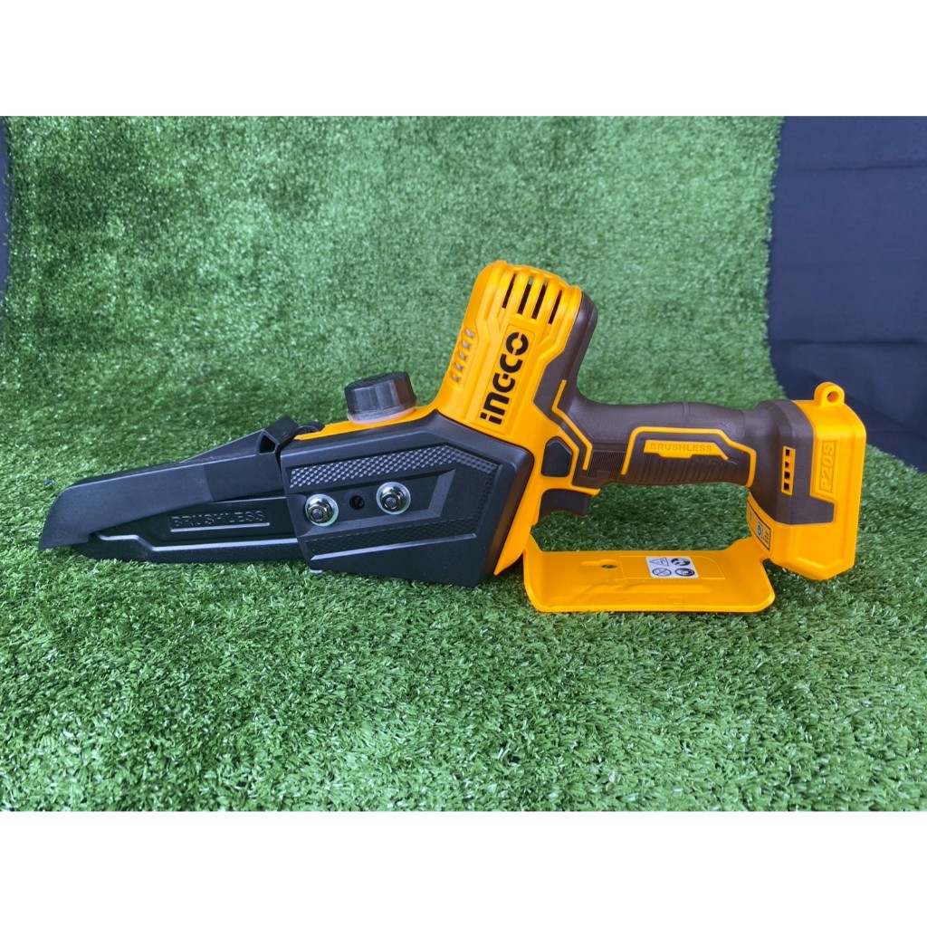 Ingco ชุดคอมโบ 20V เลื่อยโซ่มินิ 6 นิ้ว + กรรไกรตัดกิ่ง (รุ่น COSLI240306) เลื่อยไฟฟ้าไร้สาย กรรๆกรต