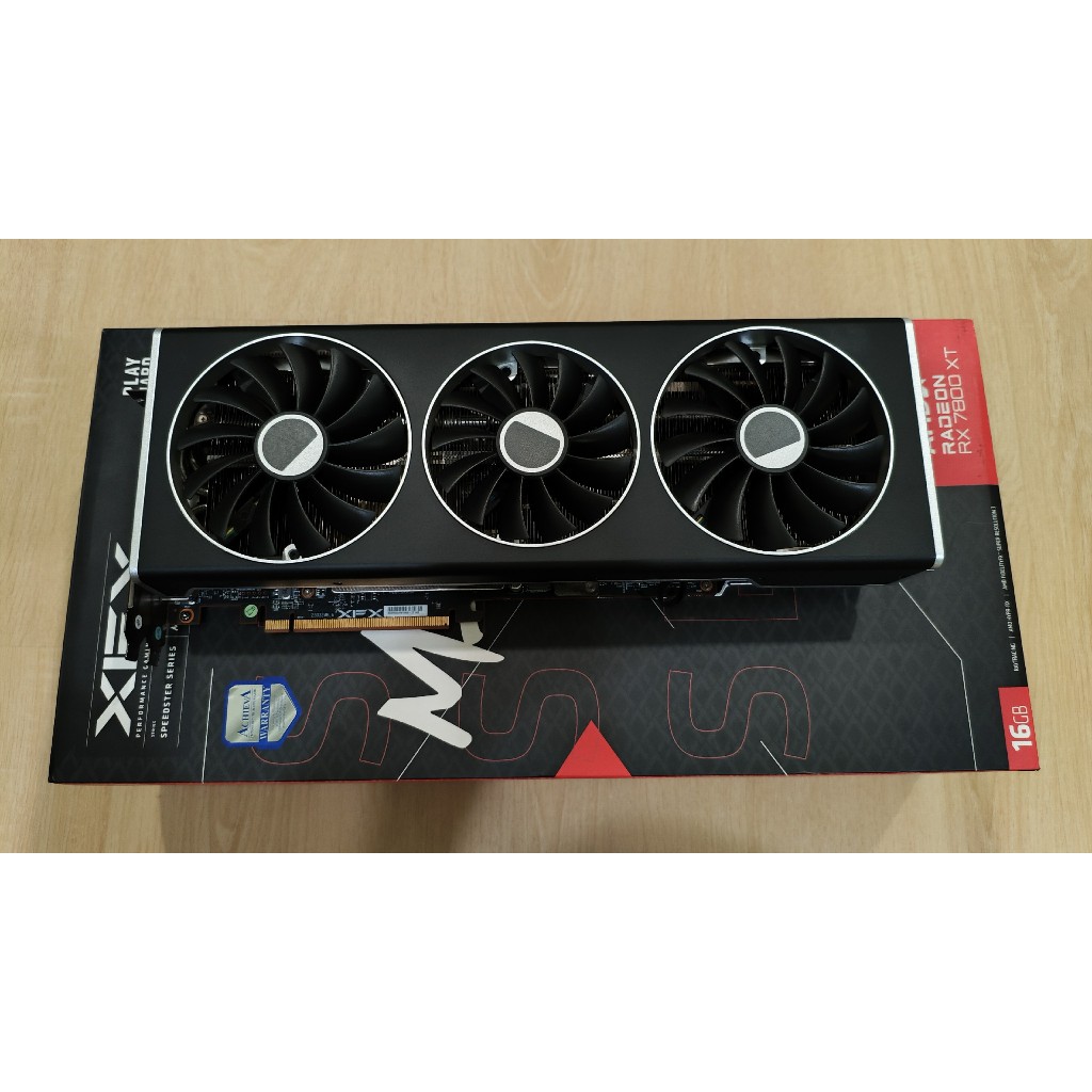 XFX Speedster MERC 319 Radeon™ RX 7800 XT BLACK กาดจอมือ 2 สภาพดี