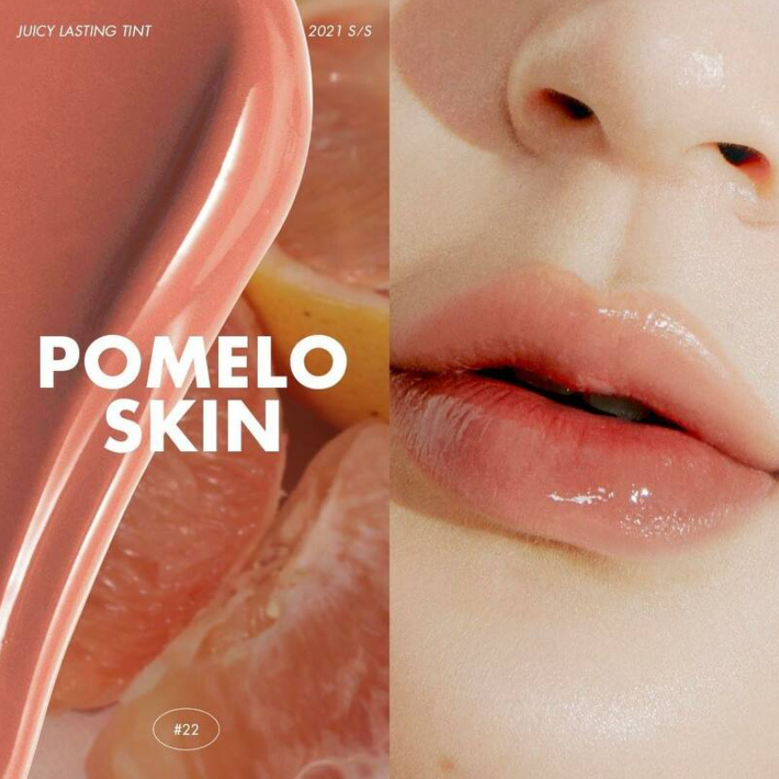 (🌼แท้ / พร้อมส่ง🌼) 🧡สีใหม่🧡 Rom&Nd Juicy Lasting Tint # 22 Pomelo Skin 5.5g