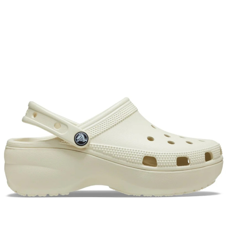 Crocs รองเท้าแตะ รองเท้าลำลองผู้หญิง Classic Platform Clog รุ่น 206750-2Y2 - BONE