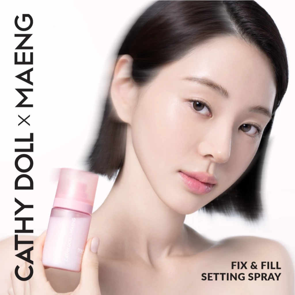 CathyDollxMaeng ฟิกซ์แอนด์ฟิลล์เซ็ตติ้งสเปรย์ 50ml (ล็อกเมคอัพ เมคอัพ)
