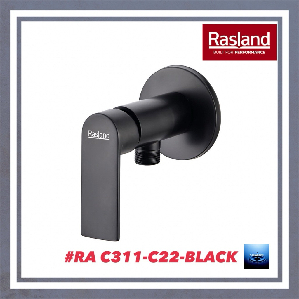 #RASLAND#ก๊อกฝักบัวน้ำเย็น#RA C311-C22-BLACK