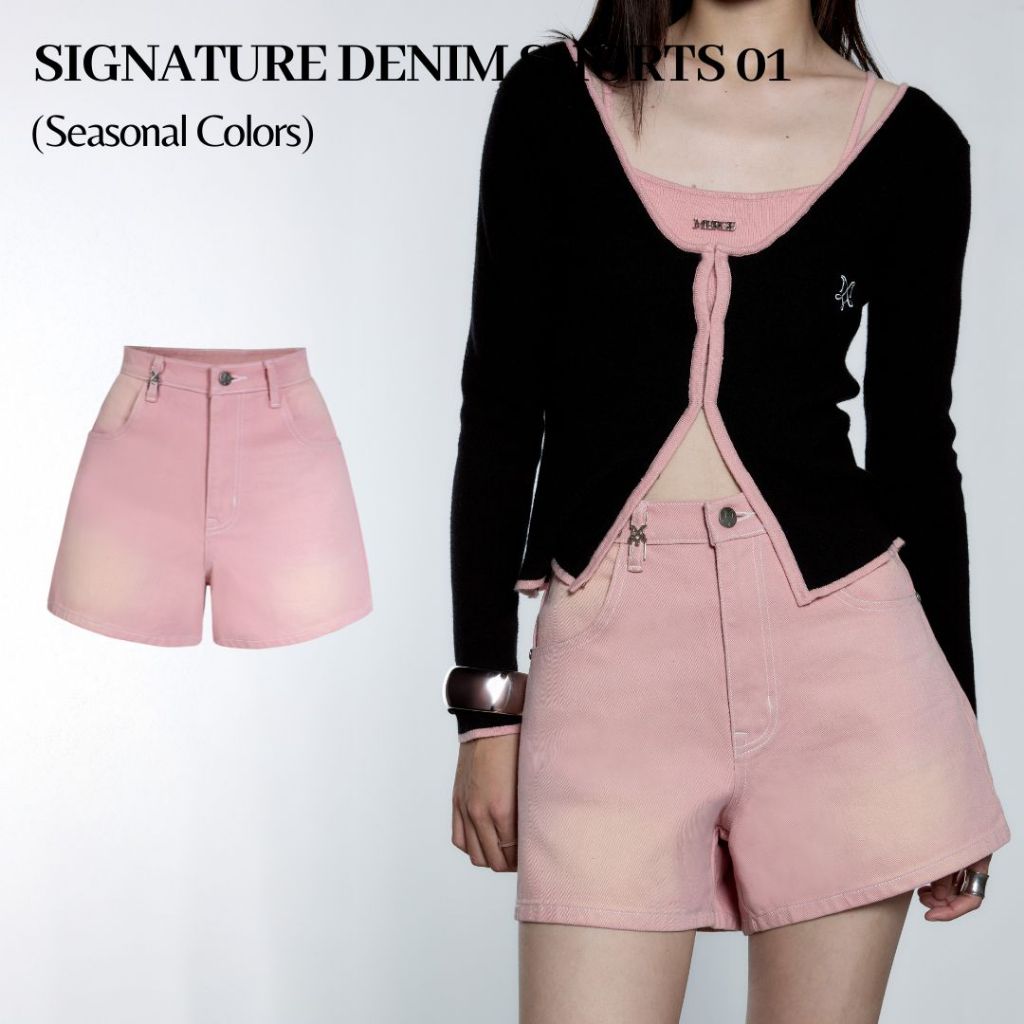 Merge Official - Signature Denim Shorts 01 Seasonal Colors (พร้อมส่ง)