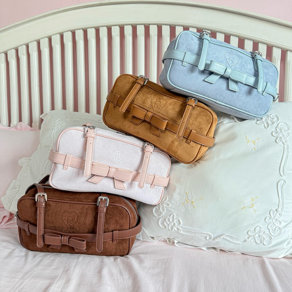 RIKA น้องHischool กระเป๋าทรงเหลี่ยมมีโบว์