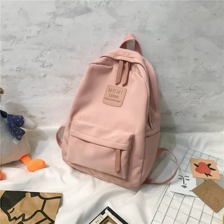 4 สีคลาสสิกกระเป๋าเป้สะพายหลังผู้หญิงเกาหลีพักผ่อนโรงเรียนเดินทางกระเป๋าเป้สะพายหลัง