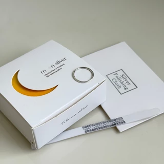 Moonsilver แหวนเงินเกลี้ยง 1mm กลม รุ่น Hoop แหวนเงินแท้925