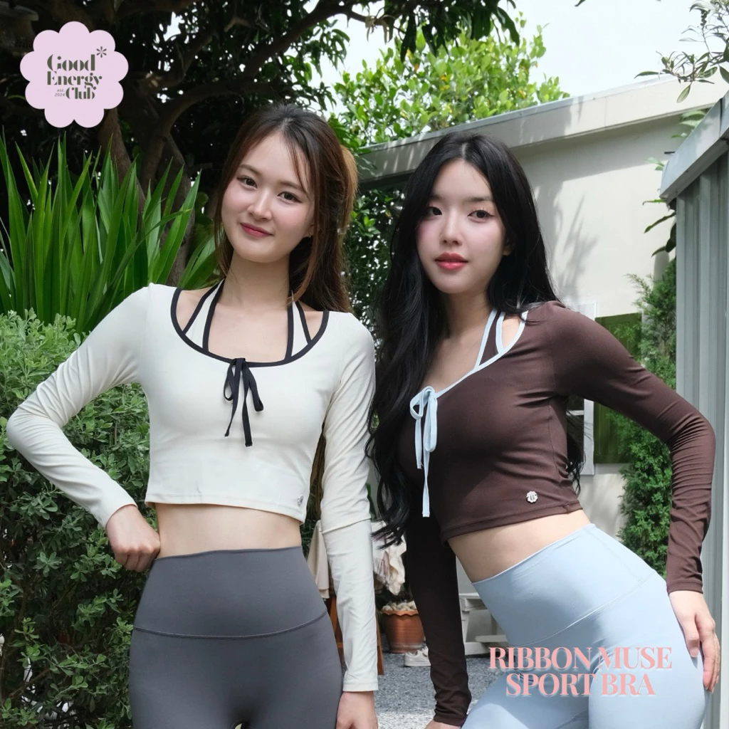 GOOD ENERGY CLUB - RIBBON MUSE[5654] สปอร์ตบราออกกำลังกายผู้หญิง (14B-14E)