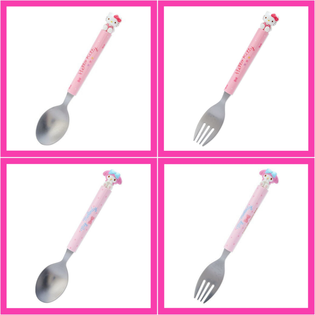 💖 แท้ 100% ช้อน ส้อม Sanrio 💖 ช้อนส้อม Sanrio