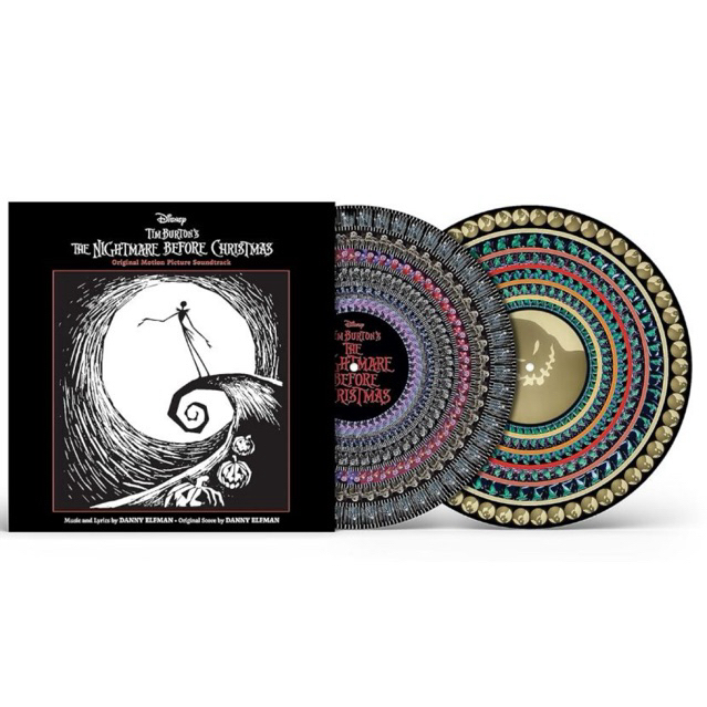 พร้อมส่ง! แผ่นเสียง Vinyl LP The Nightmare Before Christmas Original Soundtrack Zoetrope Picture Disc [ใหม่และซีล SS]